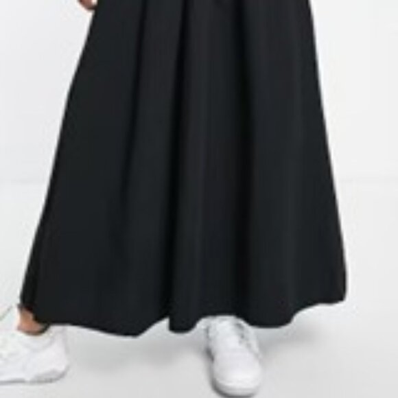 InWear Chic Black Sleeveless jersey bodice Cami Maxi Dress – Size X-Large - Picture 11 of 15